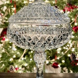 Lead Crystal Candy Dish